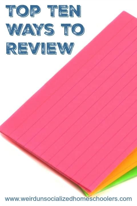 Top Ten Ways to Review