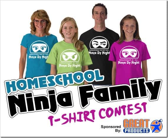 homeschool ninja t-shirts