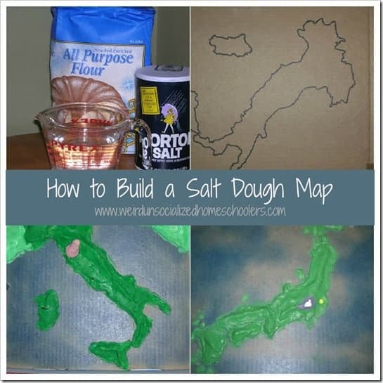 How to Make a Salt Dough Map