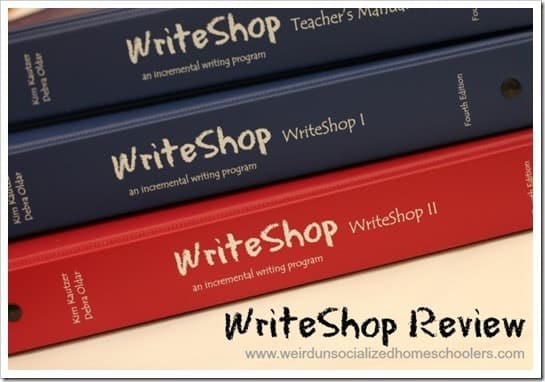 Review of middle and high school level writing program from WriteShop