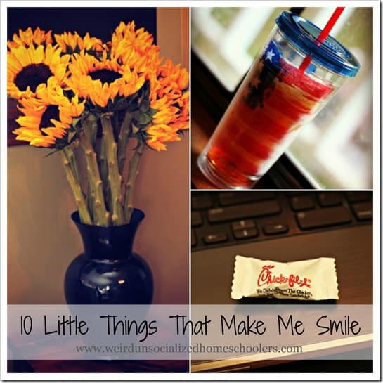 10 Little Things That Make Me Smile