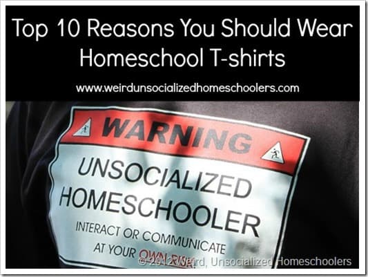 Top 10 Reasons You Should Wear Homeschool T-shirts