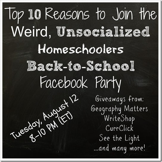 WUHS Facebook Party, August 12 at 8 PM (ET)