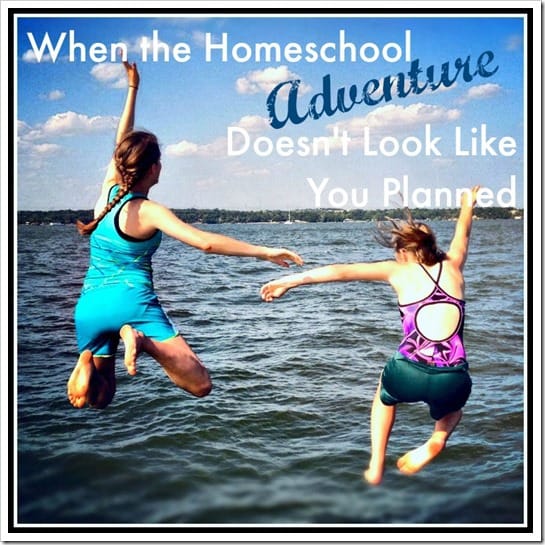 When the Homeschool Adventure Doesn't Look Like You Planned