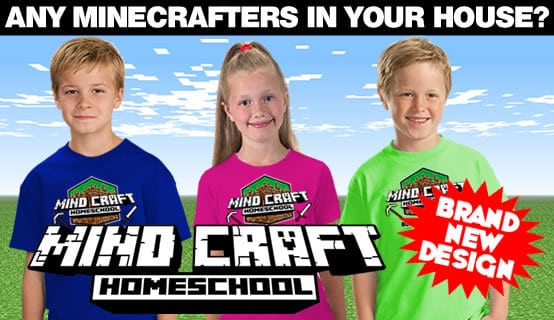 minecraft homeschool shirts