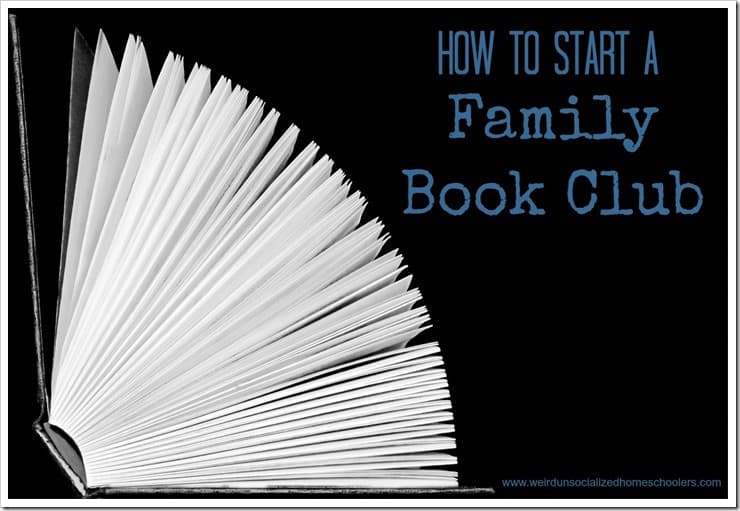 Benefits of and tips for starting a family book club