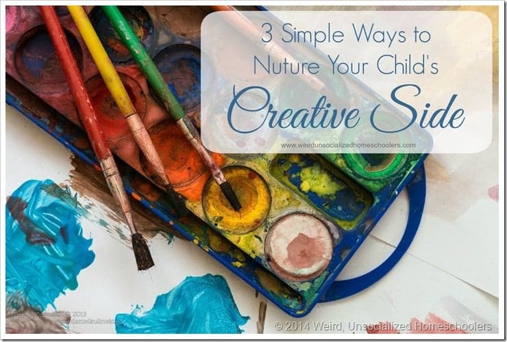 Each of us is born with a need to create. Use these tips to nurture your child's creativity.