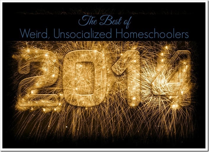 The Top 10 posts of 2014 from Weird, Unsocialized Homeschoolers