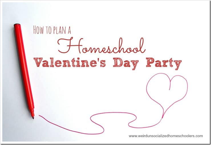 Planning a Valentine's Day party for your homeschool group doesn't have to be stressful. Try these tips for a fun, stress-free day.