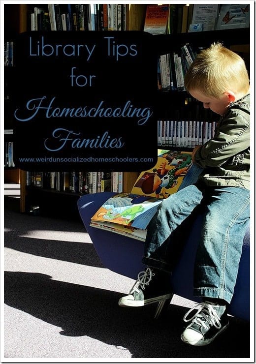 Library Tips for Homeschooling Families 