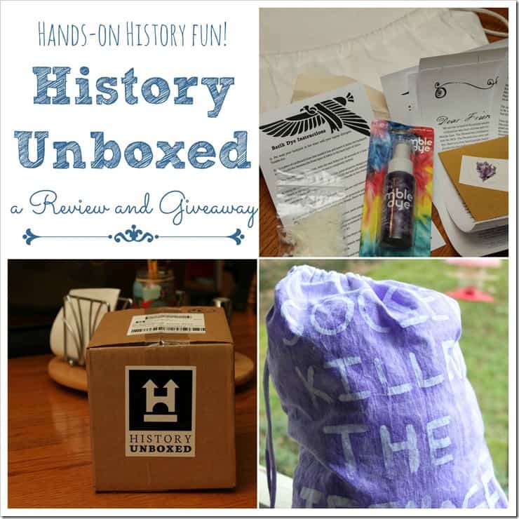 History Unboxed Review and Giveaway