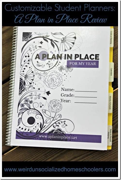Customizable Student Planners: A Plan in Place Review 