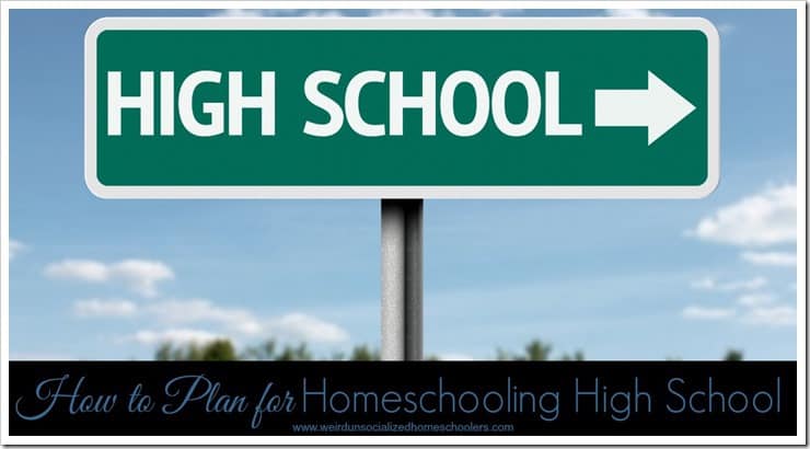 How to Plan for Homeschooling High School - with a free printable worksheet