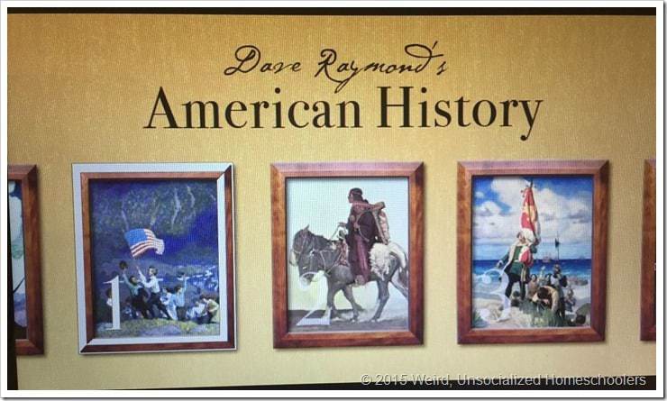 American history for homeschool