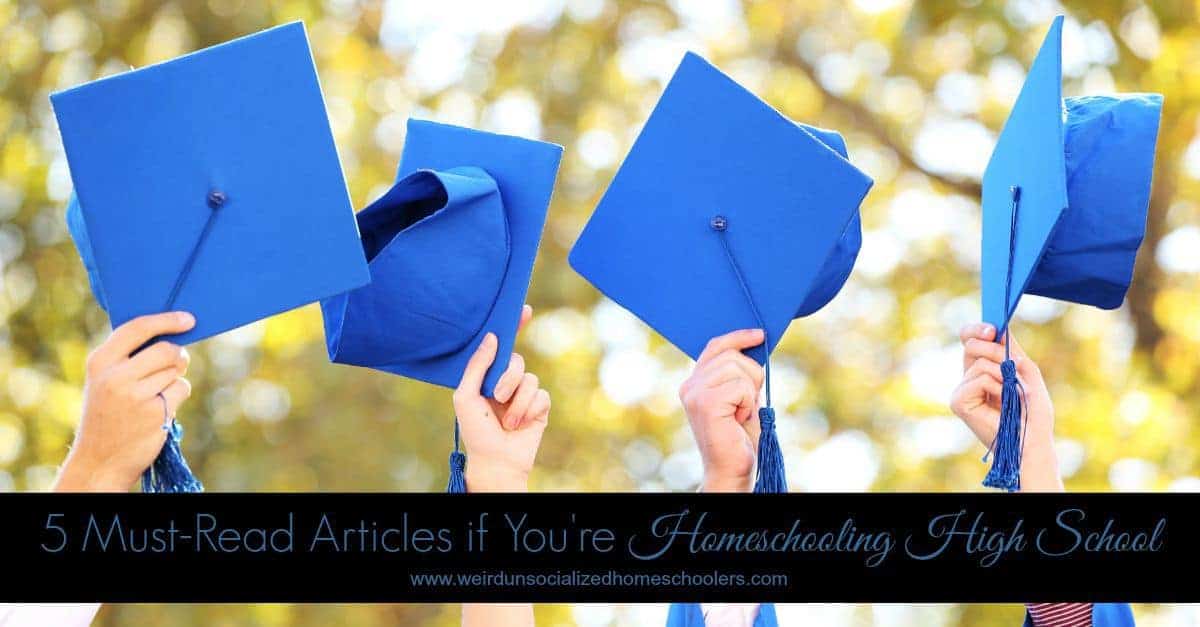 5 Must-Read Articles if You're Homeschooling High School