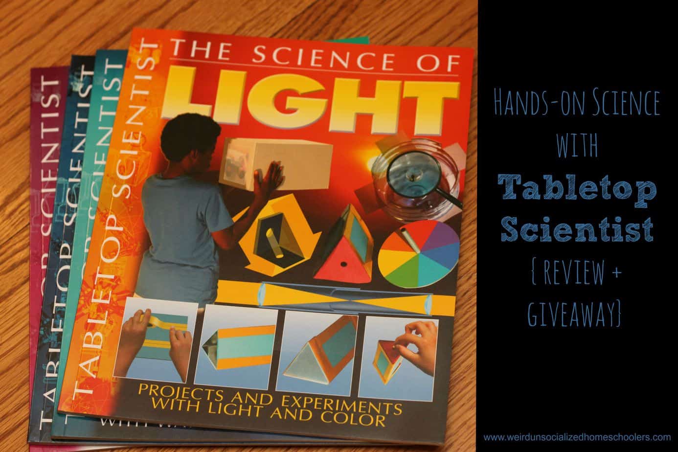 Hands-on Science with Tabletop Scientist {review + giveaway}