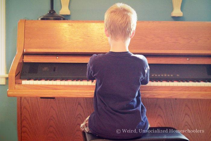 Hoffman Academy piano playing