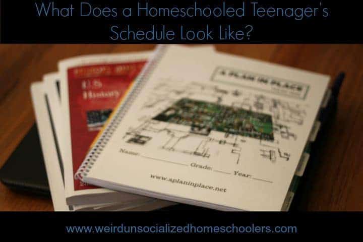 What Does a Homeschooled Teenager's Schedule Look Like?
