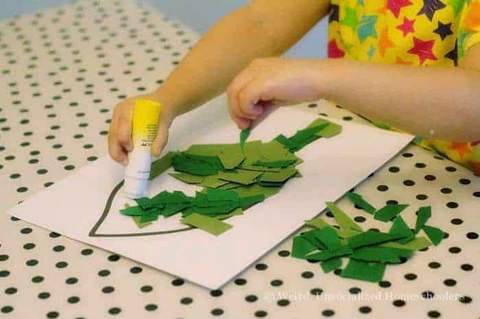 leaf crafts for preschoolers