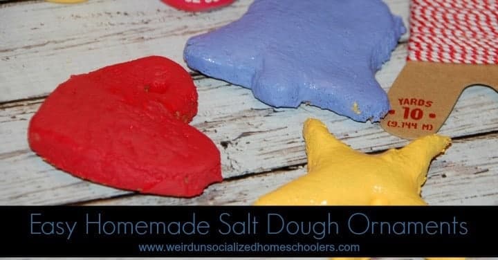 Easy Homemade Salt Dough Ornaments