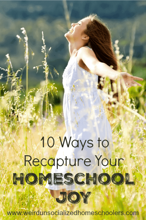 10 Ways to Recapture Your Homeschool Joy