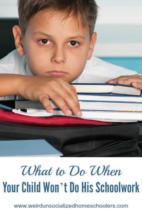 What to Do When Your Child Won’t Do His Schoolwork