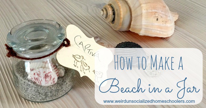 How to Make a Beach in a Jar