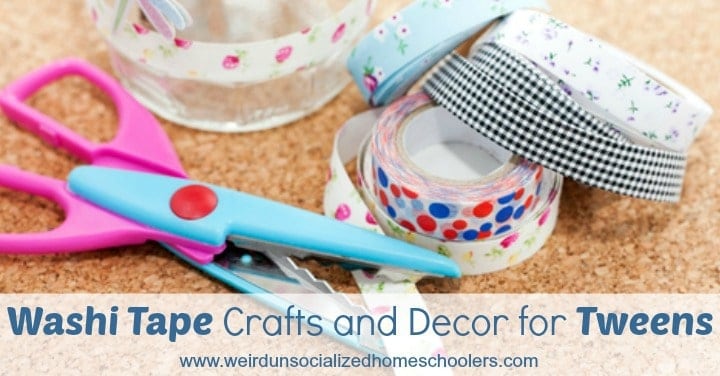Washi Tape Crafts and Decor for Tweens