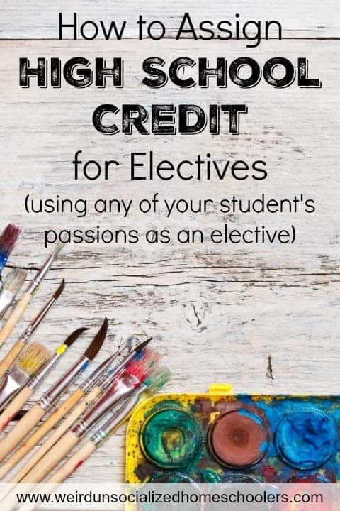 How to Assign High School Credit for Electives